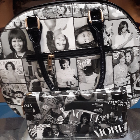 Michelle Obama purse an matching wallet $50 - Picture 1 of 2